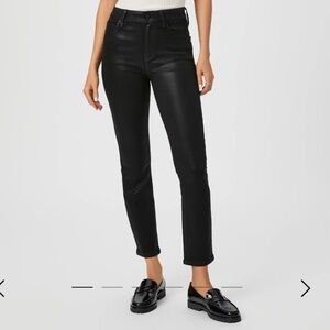 Paige Coated Cindy Straight Jeans size 26